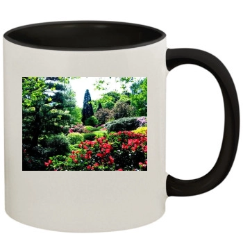 Botanical Gardens 11oz Colored Inner & Handle Mug