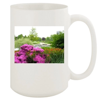 Botanical Gardens 15oz White Mug