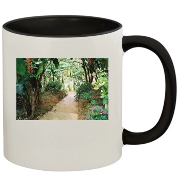 Botanical Gardens 11oz Colored Inner & Handle Mug