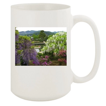 Botanical Gardens 15oz White Mug