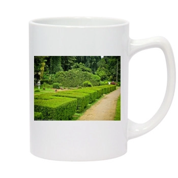 Botanical Gardens 14oz White Statesman Mug