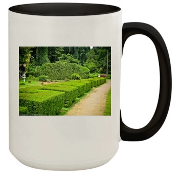 Botanical Gardens 15oz Colored Inner & Handle Mug