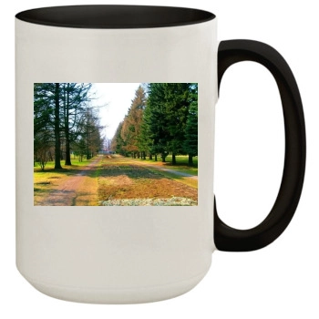 Botanical Gardens 15oz Colored Inner & Handle Mug