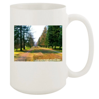 Botanical Gardens 15oz White Mug