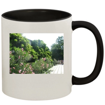 Botanical Gardens 11oz Colored Inner & Handle Mug