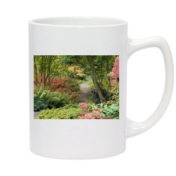 Botanical Gardens 14oz White Statesman Mug