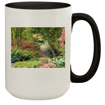 Botanical Gardens 15oz Colored Inner & Handle Mug