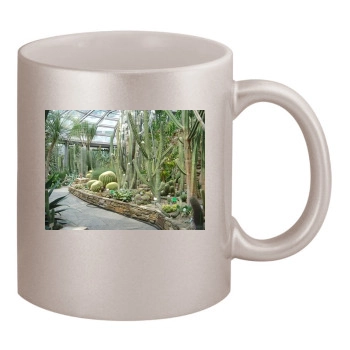 Botanical Gardens 11oz Metallic Silver Mug