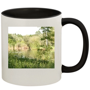 Botanical Gardens 11oz Colored Inner & Handle Mug