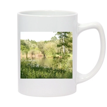 Botanical Gardens 14oz White Statesman Mug