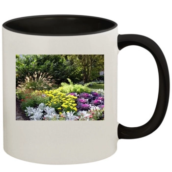 Botanical Gardens 11oz Colored Inner & Handle Mug