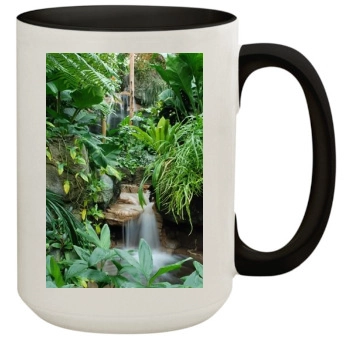 Botanical Gardens 15oz Colored Inner & Handle Mug