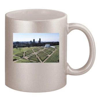 Botanical Gardens 11oz Metallic Silver Mug