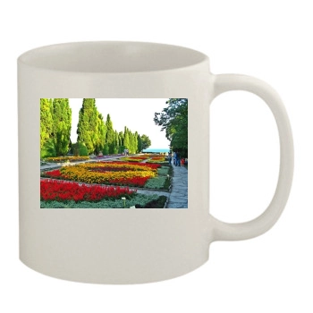 Botanical Gardens 11oz White Mug