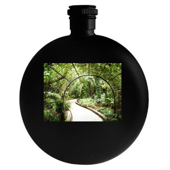 Botanical Gardens Round Flask