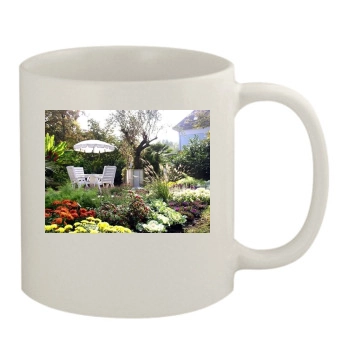 Botanical Gardens 11oz White Mug