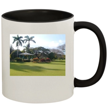 Botanical Gardens 11oz Colored Inner & Handle Mug