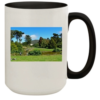 Botanical Gardens 15oz Colored Inner & Handle Mug