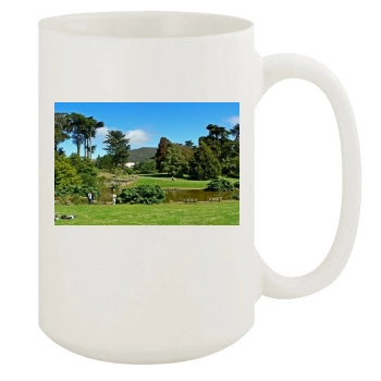 Botanical Gardens 15oz White Mug