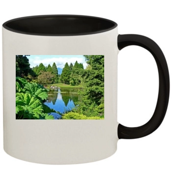 Botanical Gardens 11oz Colored Inner & Handle Mug