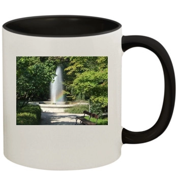 Botanical Gardens 11oz Colored Inner & Handle Mug