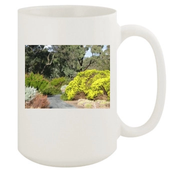 Botanical Gardens 15oz White Mug