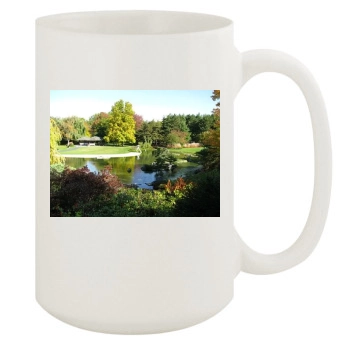 Botanical Gardens 15oz White Mug