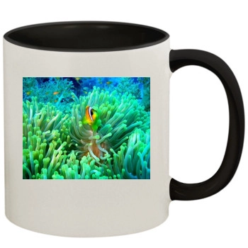 Underwater World 11oz Colored Inner & Handle Mug