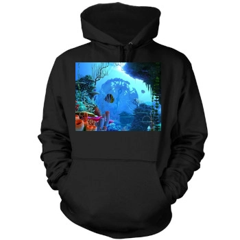 Underwater World Mens Pullover Hoodie Sweatshirt