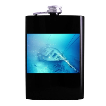 Underwater World Hip Flask