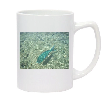 Underwater World 14oz White Statesman Mug