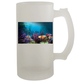 Underwater World 16oz Frosted Beer Stein