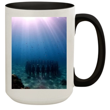 Underwater World 15oz Colored Inner & Handle Mug