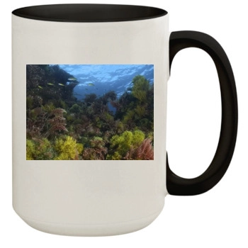 Underwater World 15oz Colored Inner & Handle Mug