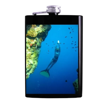 Underwater World Hip Flask