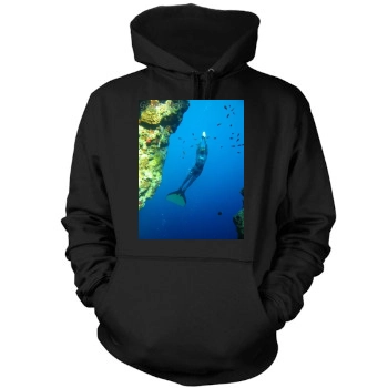 Underwater World Mens Pullover Hoodie Sweatshirt