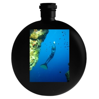 Underwater World Round Flask