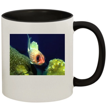 Underwater World 11oz Colored Inner & Handle Mug