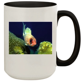 Underwater World 15oz Colored Inner & Handle Mug