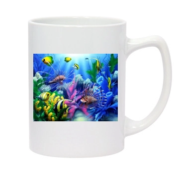 Underwater World 14oz White Statesman Mug