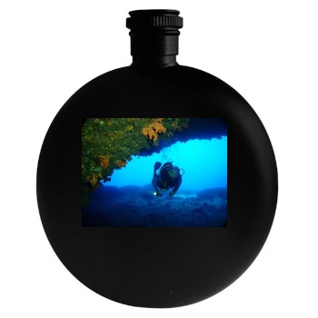 Underwater World Round Flask