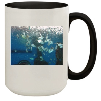 Underwater World 15oz Colored Inner & Handle Mug