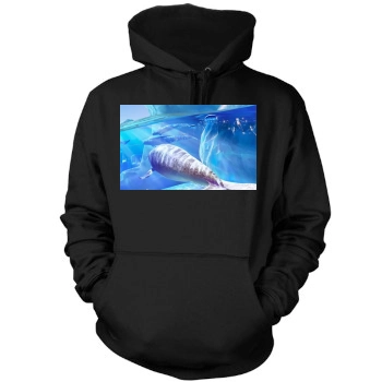 Underwater World Mens Pullover Hoodie Sweatshirt