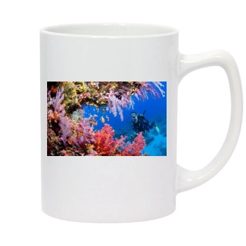 Underwater World 14oz White Statesman Mug