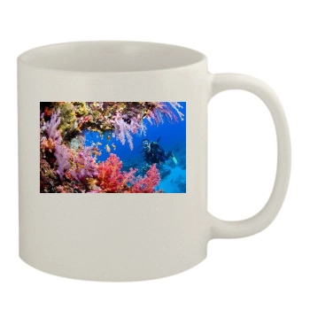 Underwater World 11oz White Mug