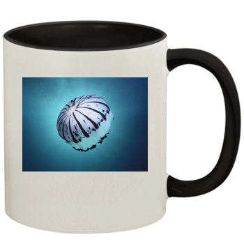 Underwater World 11oz Colored Inner & Handle Mug