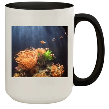 Underwater World 15oz Colored Inner & Handle Mug