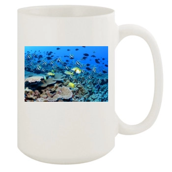 Underwater World 15oz White Mug