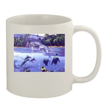 Underwater World 11oz White Mug