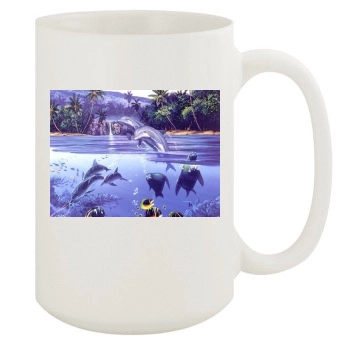 Underwater World 15oz White Mug